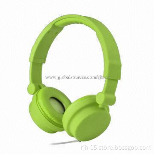 Promotional Cheaper Folded MP3 Headphones, 20Hz-20kHz Frequency Range